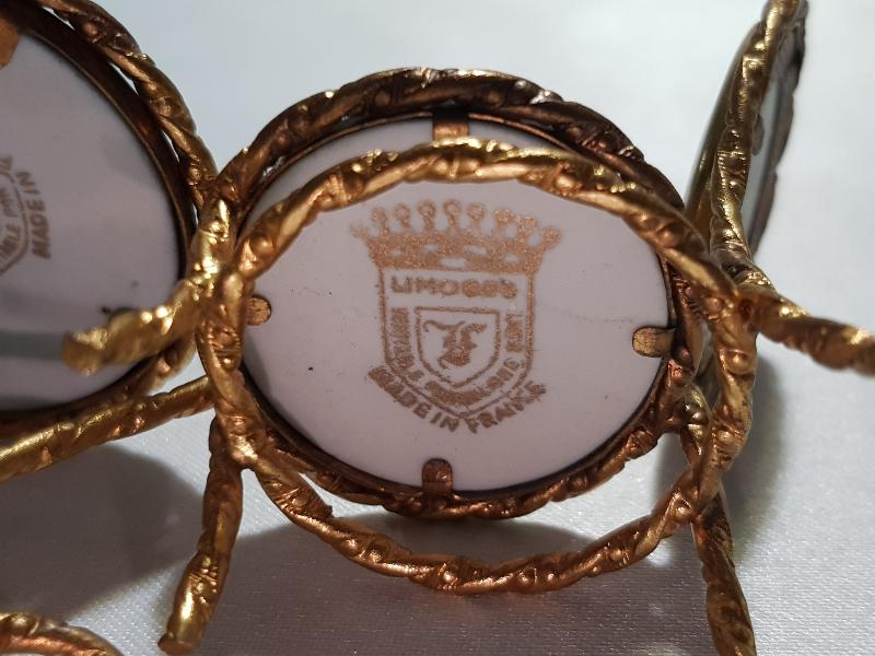 LİMOGES MİNYATÜR MASA VE SANDALYE BİBLOSU