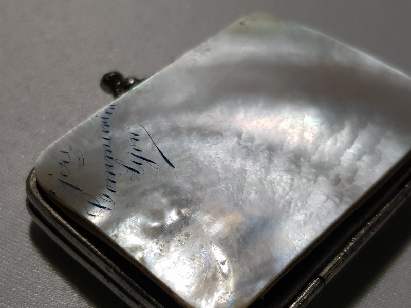 OSMANLI DÖNEMİ SEDEF BOZUK PARA CÜZDANI