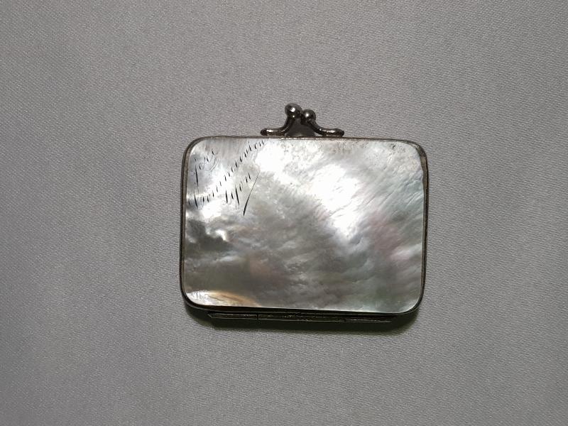 OSMANLI DÖNEMİ SEDEF BOZUK PARA CÜZDANI