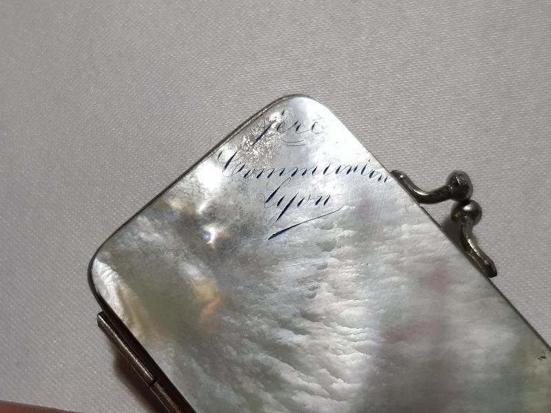 OSMANLI DÖNEMİ SEDEF BOZUK PARA CÜZDANI