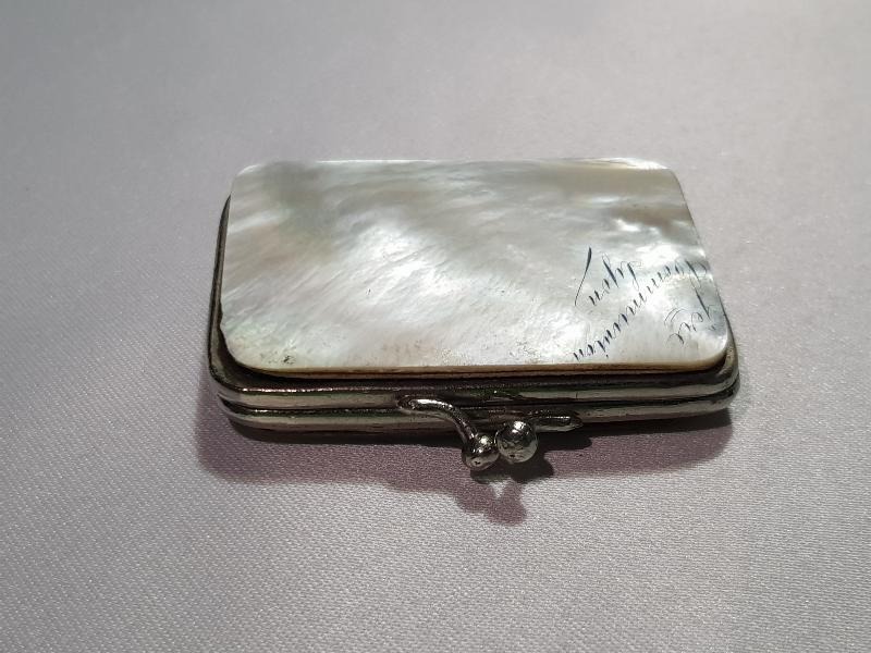 OSMANLI DÖNEMİ SEDEF BOZUK PARA CÜZDANI