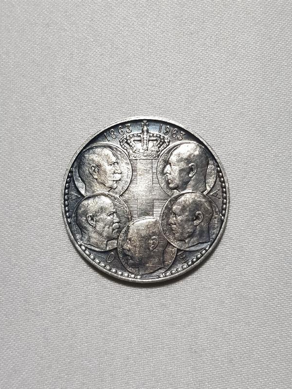 1963 YUNANİSTAN 30 DRAHMİ GÜMÜŞ HATIRA PARA