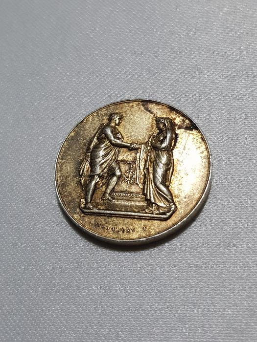 1927 GÜMÜŞ EVLİLİK MADALYASI