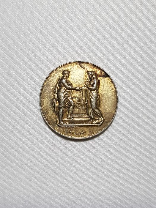 1927 GÜMÜŞ EVLİLİK MADALYASI