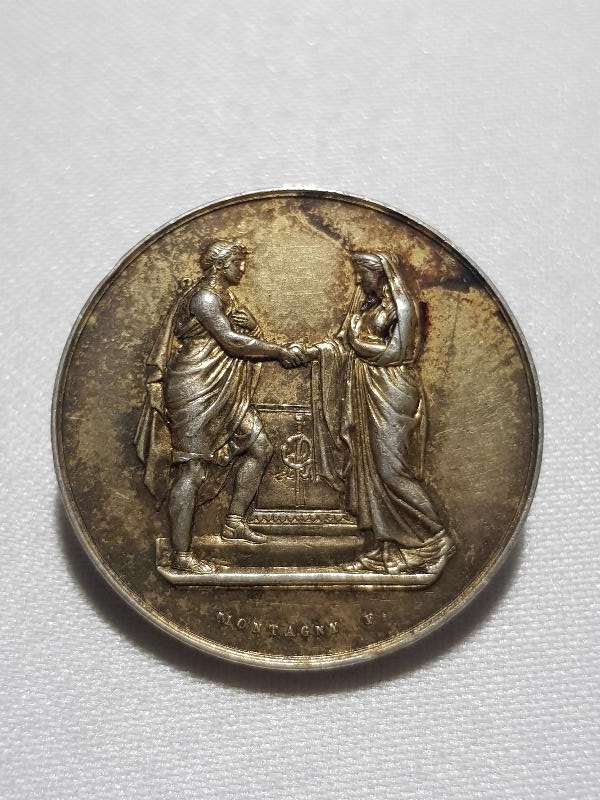 1927 GÜMÜŞ EVLİLİK MADALYASI