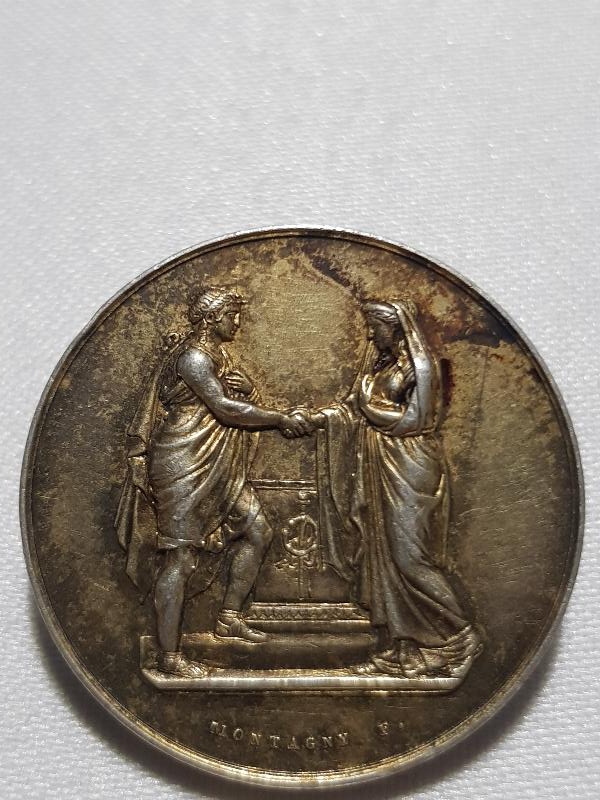 1927 GÜMÜŞ EVLİLİK MADALYASI