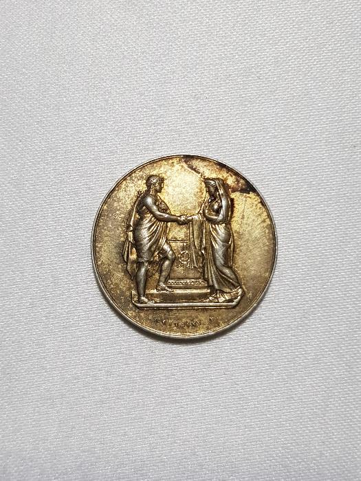 1927 GÜMÜŞ EVLİLİK MADALYASI