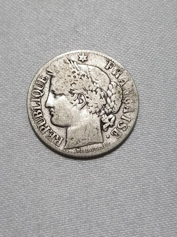 1870LERDEN FRANSA GÜMÜŞ 2 FRANK