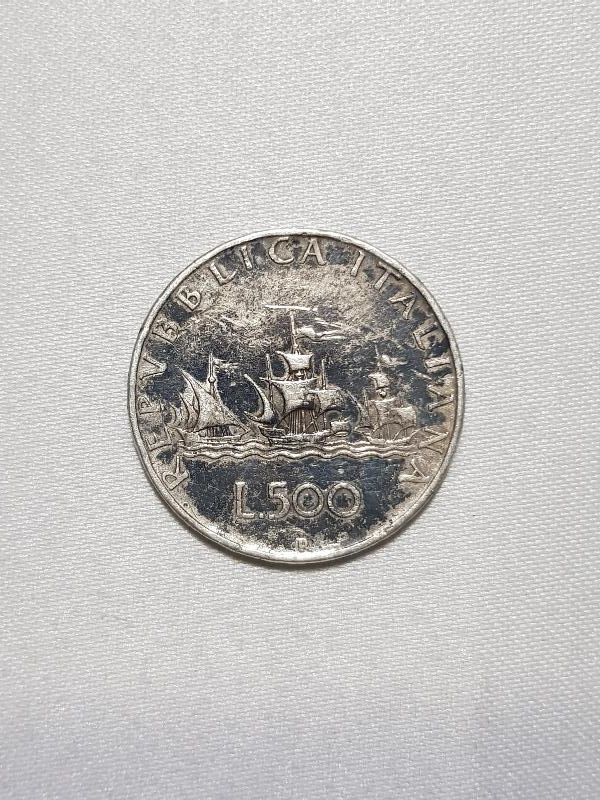 İTALYA 500 LİRET GÜMÜŞ PARA