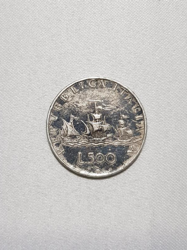 İTALYA 500 LİRET GÜMÜŞ PARA