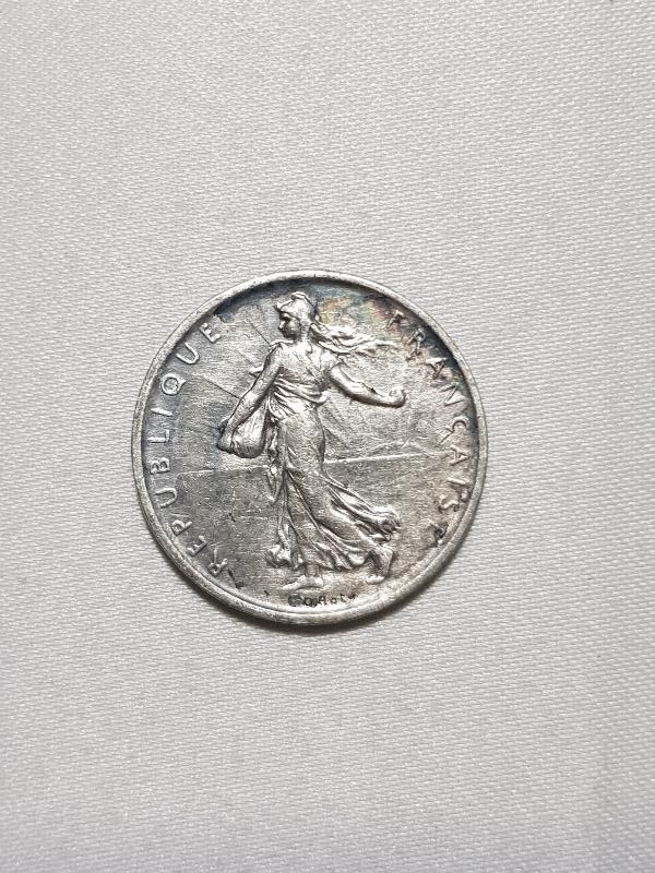 1960 FRANSA GÜMÜŞ 5 FRANK