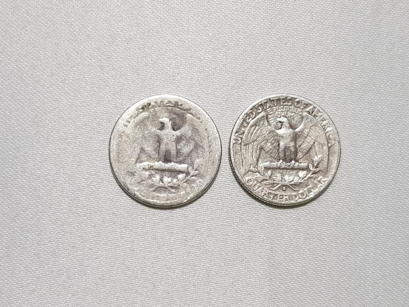 1935-1940 TARİHLİ GÜMÜŞ ÇEYREK DOLAR