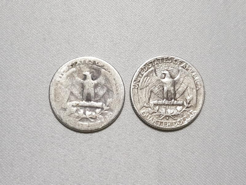 1935-1940 TARİHLİ GÜMÜŞ ÇEYREK DOLAR