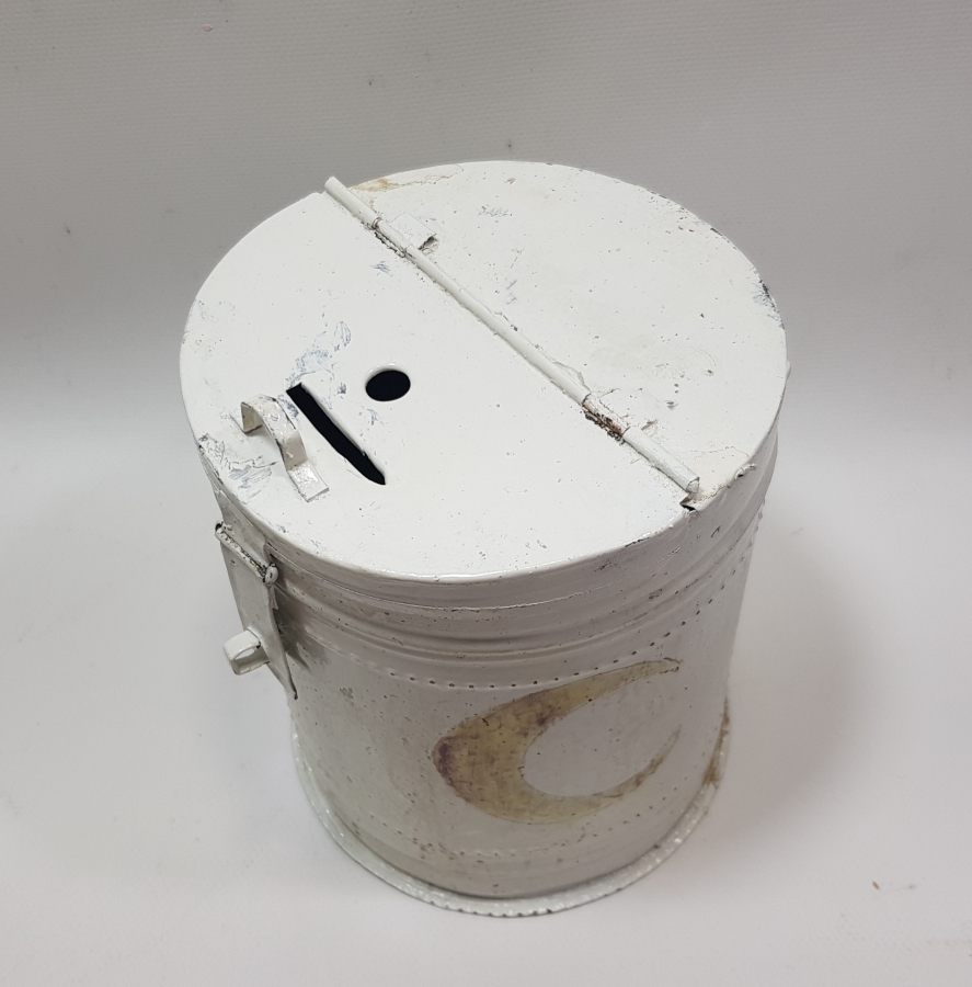 OSMANLI DÖNEMİ HİLALİ AHMER YARDIM KUMBARASI