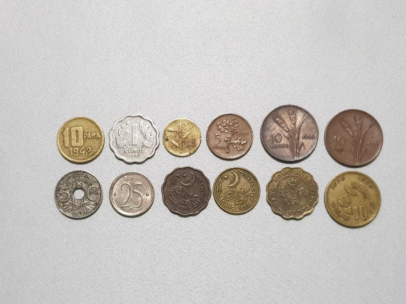 1 DÜZİNE MADENİ PARA