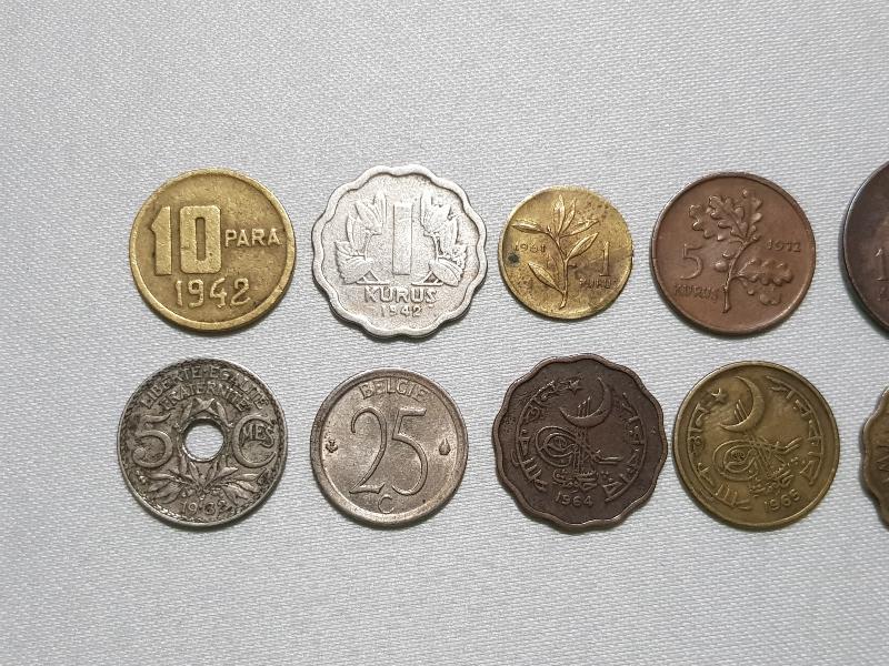 1 DÜZİNE MADENİ PARA