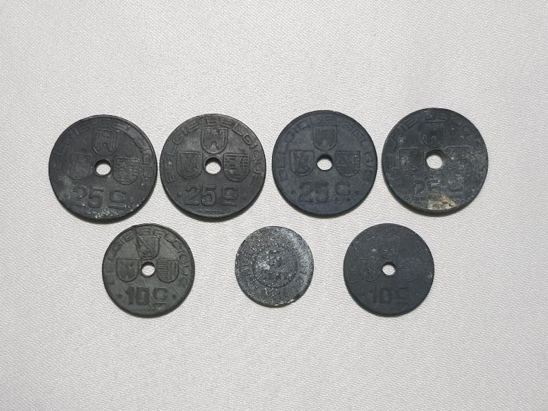 1940LARDAN BELÇİKA MADENİ PARA LOTU