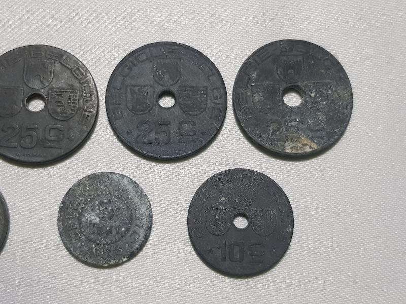 1940LARDAN BELÇİKA MADENİ PARA LOTU