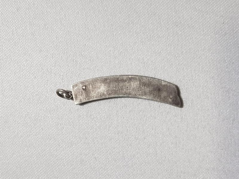 OSMANLI DÖNEMİ VAN ERMENİ İŞİ OLTU TAŞLI GÜMÜŞ KOLYE UCU