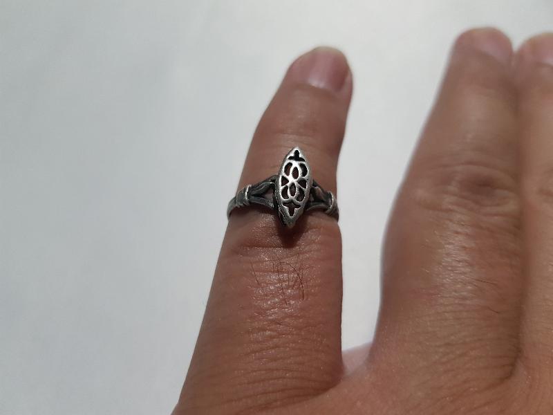 OSMANLI GÜMÜŞ MEKİK YÜZÜK