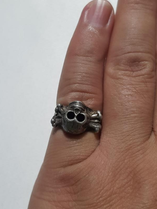 KURUKAFA FORMLU GÜMÜŞ YÜZÜK