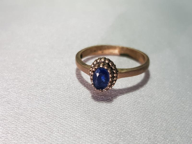 SAFİR TAŞLI TEK TAŞ YÜZÜK