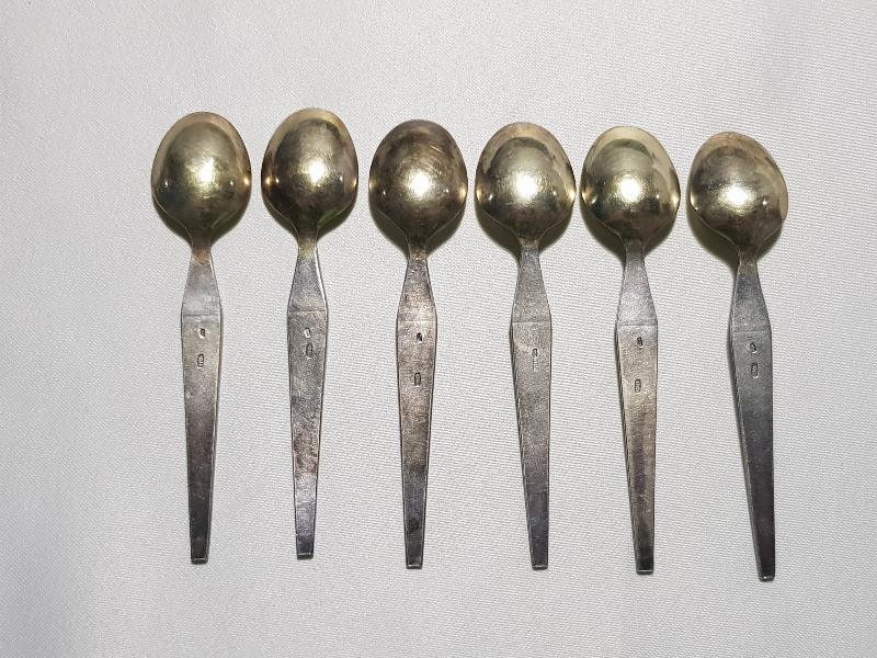 ANTİKA GÜMÜŞ ÇAY KAŞIĞI TAKIMI