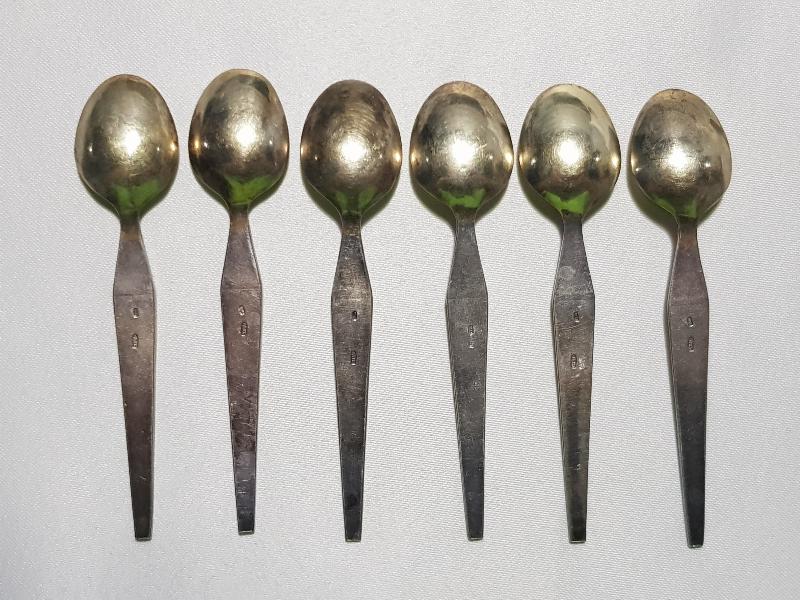 ANTİKA GÜMÜŞ ÇAY KAŞIĞI TAKIMI