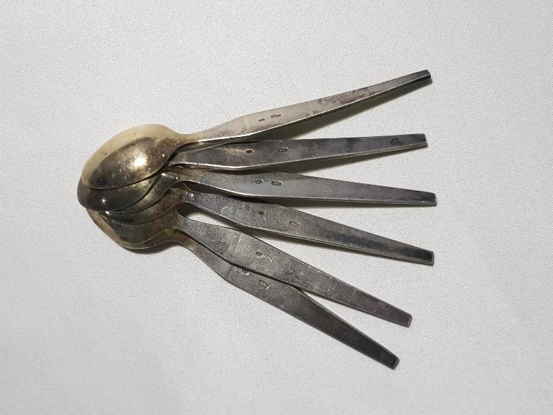 ANTİKA GÜMÜŞ ÇAY KAŞIĞI TAKIMI