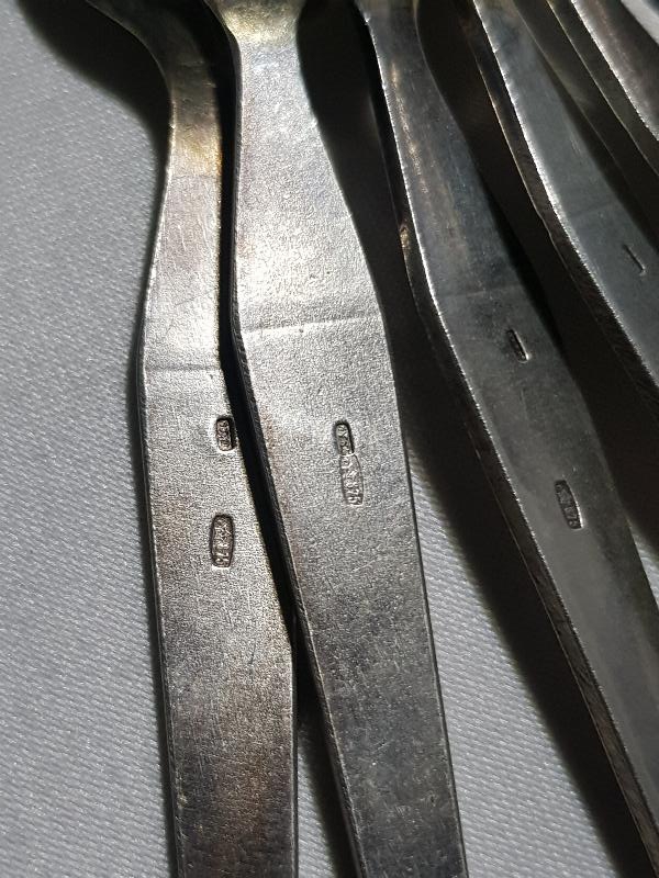 ANTİKA GÜMÜŞ ÇAY KAŞIĞI TAKIMI