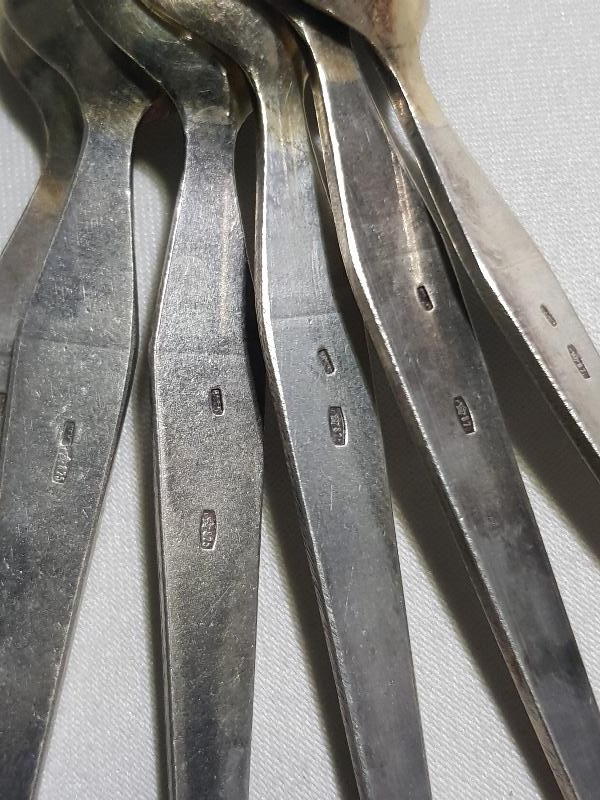 ANTİKA GÜMÜŞ ÇAY KAŞIĞI TAKIMI