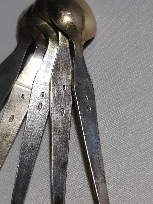 ANTİKA GÜMÜŞ ÇAY KAŞIĞI TAKIMI