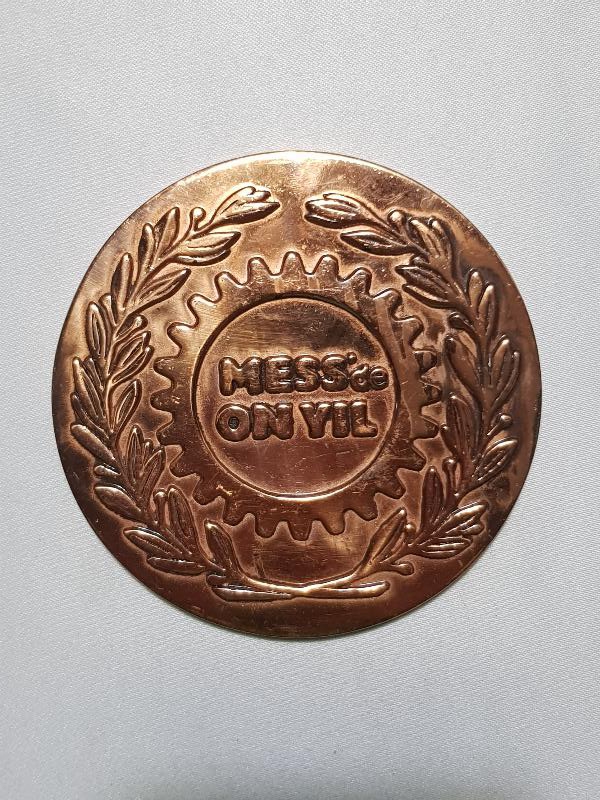 TÜRKİYE METAL SANAYİCİLERİ SENDİKASI DEV BOY MADALYON