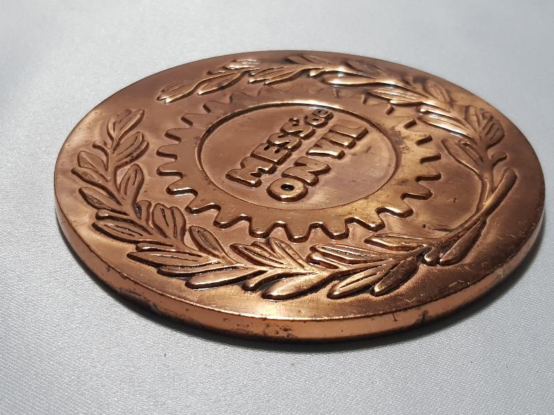 TÜRKİYE METAL SANAYİCİLERİ SENDİKASI DEV BOY MADALYON