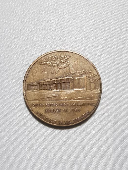 1969 PHİLADELPHİA DARPHANE MADALYONU
