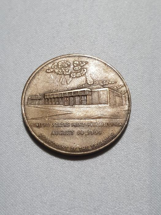 1969 PHİLADELPHİA DARPHANE MADALYONU