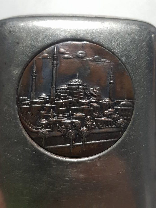 OSMANLI DÖNEMİ AYASOFYA CAMİ TEMALI TÜTÜN TABAKASI