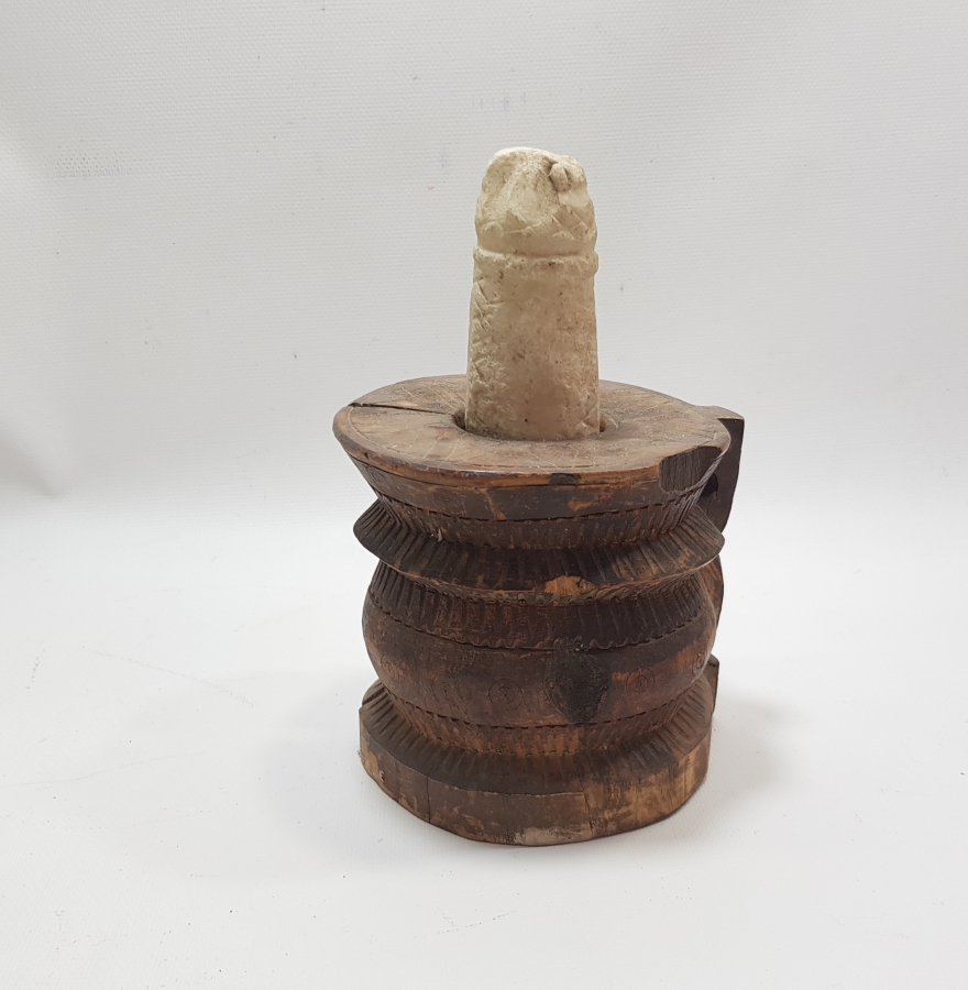 ORİJİNAL ELİYLE OSMANLI DÖNEMİ AHŞAP DİBEK