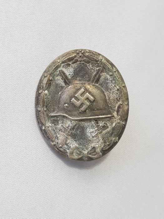 2. DÜNYA SAVAŞI KILIÇ MİĞFER GÖRSELLİ NAZİ ÖZEL BİRLİK BRÖVESİ