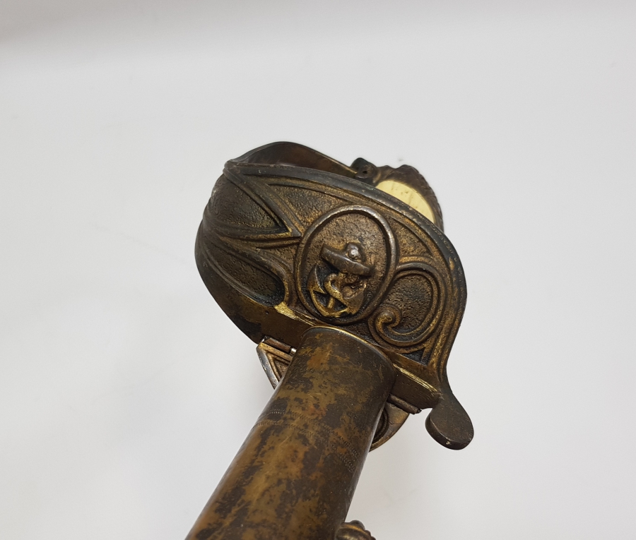 OSMANLI DÖNEMİ ASLAN BAŞLI DENİZCİ SUBAY KILICI