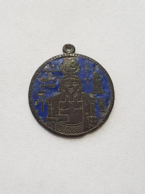 ANTİK MISIR TEMALI MİNELİ KOLYE UCU