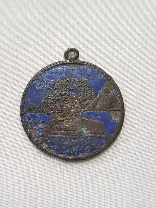 ANTİK MISIR TEMALI MİNELİ KOLYE UCU