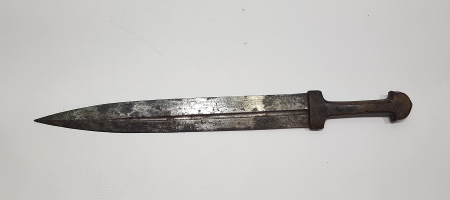 OSMANLICA YAZILI KALLAVİ BOY ÇERKES KAMASI