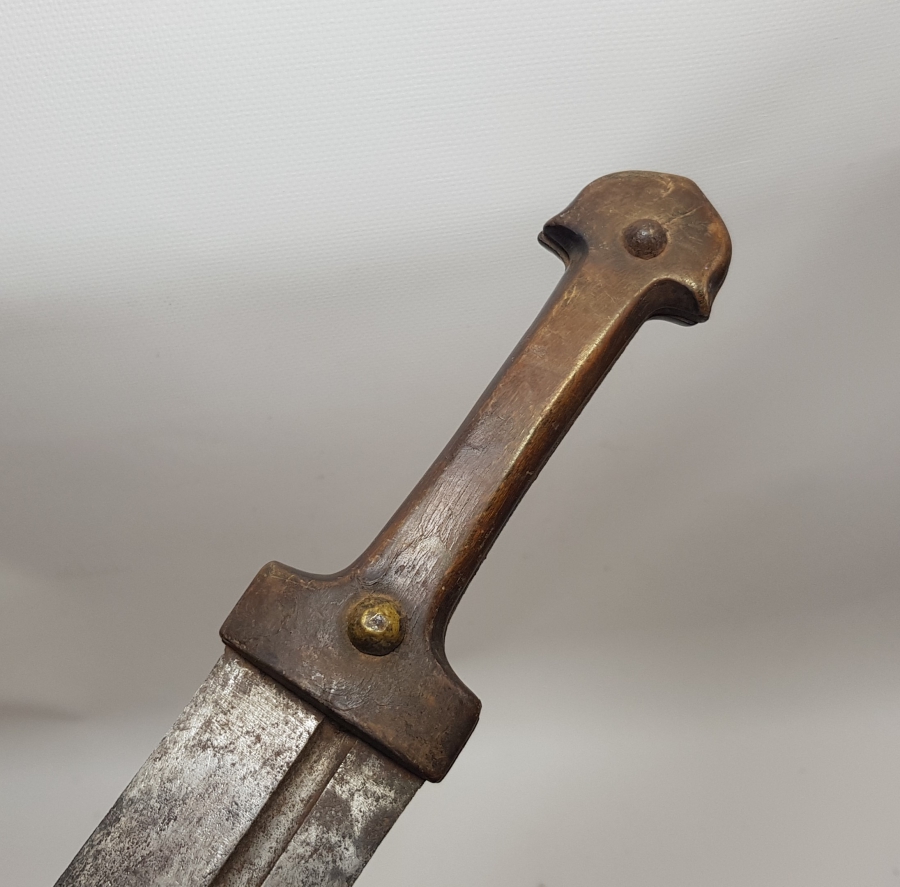 OSMANLICA YAZILI KALLAVİ BOY ÇERKES KAMASI