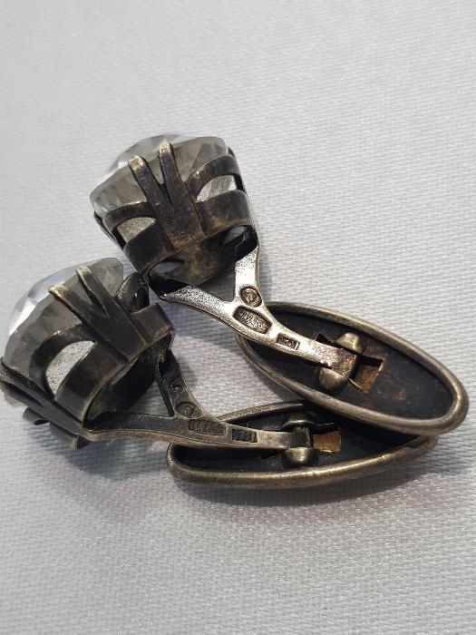 ANTİKA NECEF TAŞLI GÜMÜŞ KOL DÜĞMELER