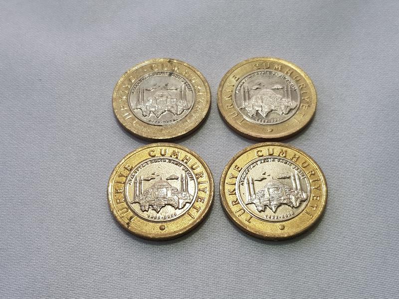 AYASOFYA-İ KEBİR CAMİ-İ ŞERİFİ 4 ADET HATIRA PARA