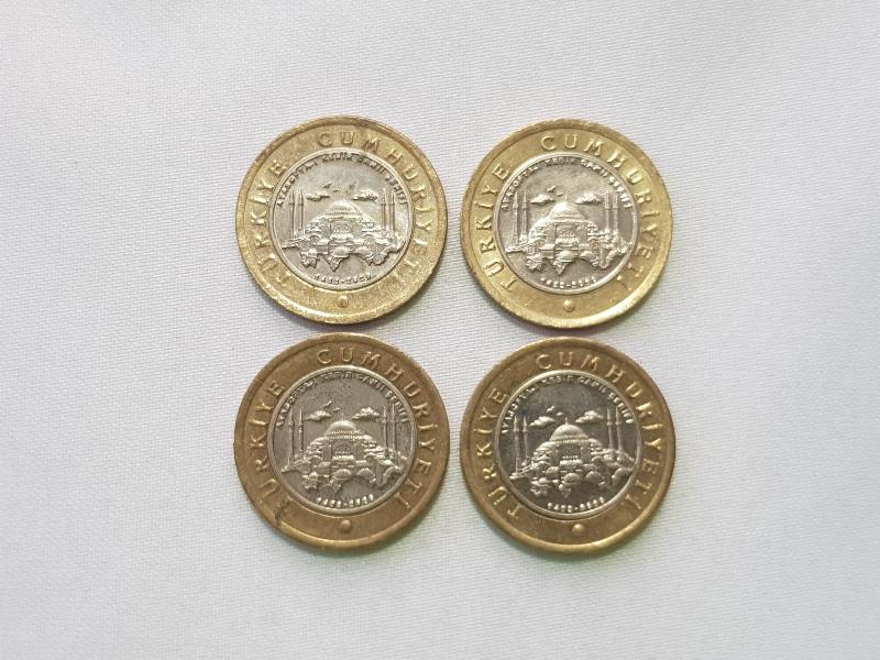 AYASOFYA-İ KEBİR CAMİ-İ ŞERİFİ 4 ADET HATIRA PARA
