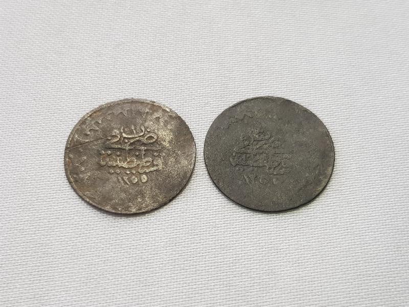 SULTAN ABDULMECİT HAN DÖNEMİ 2 ADET GÜMÜŞ YARIM KURUŞ