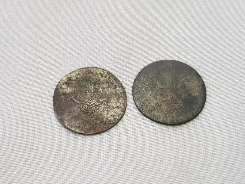 SULTAN ABDULMECİT HAN DÖNEMİ 2 ADET GÜMÜŞ YARIM KURUŞ