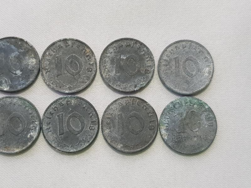 2. DÜNYA SAVAŞI NAZİ ALMANYASI 10 PFENNİG LOTU
